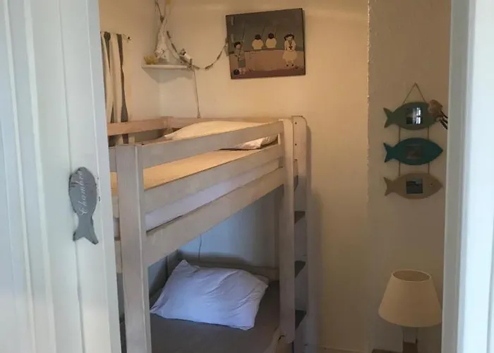 Face 5 Pers Wi-fi Parking Linge De Maison Gratuit 1chambre Parentale 1cabine Lits Superposes 1 Canape Lit * Arcachon